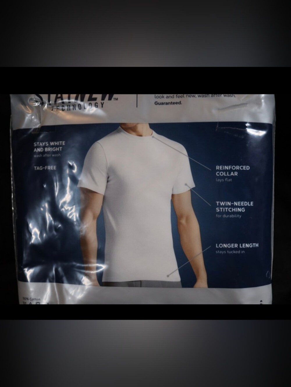Jockey Men's Classics Big Man 6XL Big White 100% Cotton Undershirt - 2 Pack BNWT